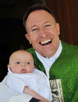 Father Tony Noble with Finn