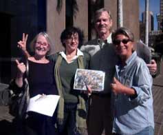 Sandy, Ann, Doug & Nancy after the Community Forest Advisory Board’s unanimous vote to protect a Hillcrest tree