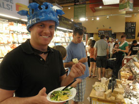 Dave McColloch enjoying the Taste of Hillcrest (2011) at Whole Foods Market