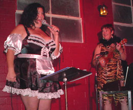 Laura Jane & Sue Palmer at the Rubber Rose in North Park, October 26, 2007