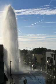 Hillcrest geyser, October 4, 2006